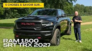 Miniature : 5 choses à savoir sur le Ram 1500 SRT TRX 2027