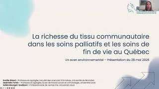 Miniature : La richesse du tissu communautaire dans les soins palliatifs et les soins de fin de vie au Québec