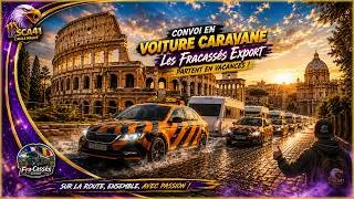 Miniature : 🚛 ETS2 | Convoi Fracassés Export 🏕️ | Roscoff 🇫🇷 ➜ Rome 🇮🇹 | On part en vacances ! 🚗 | FR 4K ✨