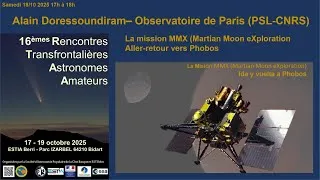 Miniature : Conf F de Alain Doressoundiram : La mission MMX (Martian Moon eXploration). Aller-retour vers Phobos