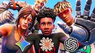 Miniature : 3 IA S'AFFRONTENT SUR FORTNITE ! (Qui est la meilleure ?)