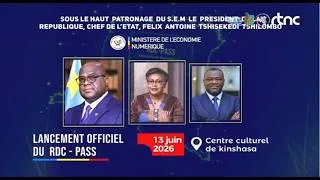 Miniature : LANCEMENT OFFICIEL DE "RDC Pass," L'IDENTIFIANT NUMÉRIQUE UNIQUE DU CITOYEN CONGOLAIS