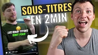 Miniature : Comment sous-titrer une vidéo TIKTOK /SHORT YOUTUBE /REEL INSTAGRAM [Tuto complet]