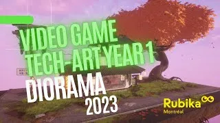 Miniature : Video Game Tech-Art Dioramas 2023 | 1ère année | RUBIKA Montréal