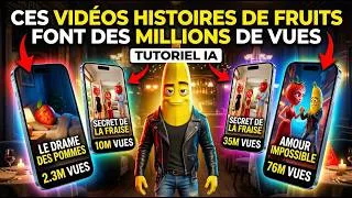Miniature : Comment créer des histoires de fruits qui font des millions avec l’IA (tutoriel rapide)