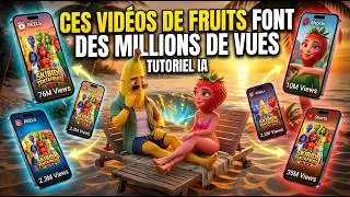 Miniature : Comment créer des vidéos de fruits télé-réalité avec l’IA (tutoriel rapide)