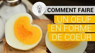 Miniature : Oeuf en forme de coeur - Astuce pour transformer vos oeufs en coeur