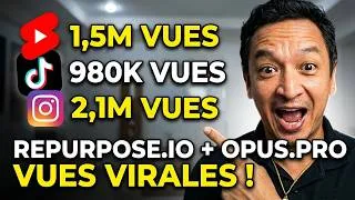 Miniature : 2 logiciels IA que j'utilise pour devenir viral (3M de vues en 3 semaines)