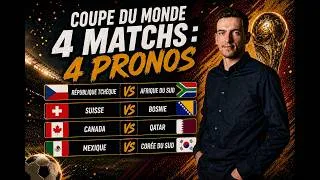 Miniature : Pronostics Football Coupe du Monde 2026 ! Suisse, Mexique, Canada, République Tchèque, Corée du Sud