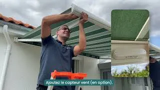 Miniature : Pose d'un store banne coffre Mini XS par nos poseurs Rue du Store | Installation pas à pas