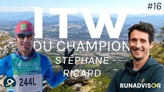 Miniature : Pourquoi Stéphane Ricard court-il avec des raquettes ?