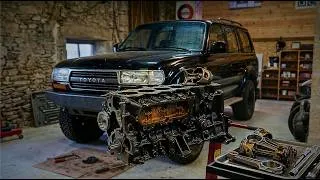 Miniature : Renaissance d'un Géant - Reconstruction  Moteur TOYOTA HDJ 80 4.2 TURBO - Time-Lapse
