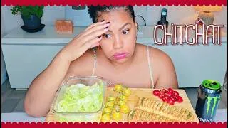 Miniature : SPINACH POCKET, CHERRIES, SALAD MUKBANG | chitchat