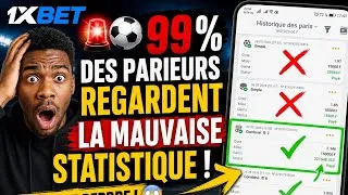 Miniature : 🚨⚽ 99 % des parieurs regardent la mauvaise statistique sur 1xBet ! 👀🔥