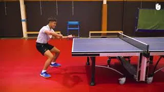 Miniature : 5èmes - Tennis de table - Faire un service avec de l'effet