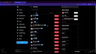 Miniature : web scraping avec symfony/panther : Bloquer tous les utilisateurs d'une communauté sur Twitter