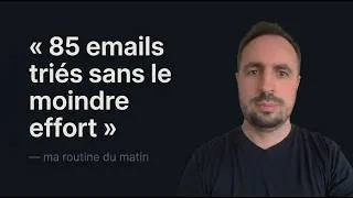 Miniature : Ma routine du matin avec Claude Code (emails, santé, sprint)