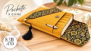 Miniature : Comment coudre une pochette à livre et matelassage facilement 