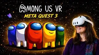 Miniature : Among Us VR (Meta Quest 3). Je découvre le mode "Infectés" avec l'équipe "Des bras cassés".