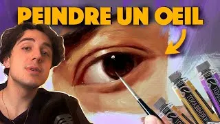 Miniature : Démonstration Peinture À L''Huile | Comment peindre un œil