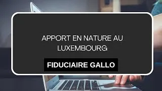 Miniature : Apport en nature au Luxembourg