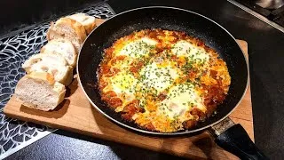 Miniature : TAJINE TOMATES ŒUFS À LA POÊLE EN MOINS DE 15 MIN