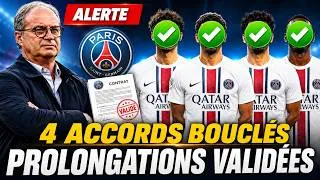 Miniature : 🚨ÉNORME COUP AU PSG ! 4 JOUEURS CLÉS PROLONGENT, LE PROJET EST LANCÉ !