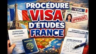 Miniature : PROCÉDURE VISA ÉTUDES FRANCE 🇫🇷 (Après acceptation Campus France)
