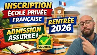 Miniature : Admission Assurée 🇫🇷 Inscription École Privée Française – Rentrée 2026