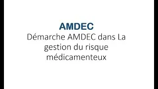Miniature : La gestion du risque médicamenteux AMDEC