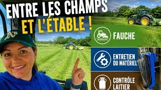 Miniature : Notre quotidien d'éleveurs: fauche, entretien du matériel,  contrôle laitier....