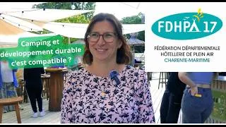 Miniature : Camping durable? La directrice de la Fédération  Hôtellerie de plein air 17 vous dit tout !