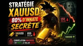 Miniature : XAUUSD : La Stratégie Secrète (80% WINRATE) 💰 | Corrélation Inversée avec le Dollar