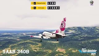 Miniature : FS2024 | Lyon - Figari en Saab 340B