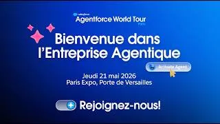Miniature : ⚡ Le teaser officiel 💙 Agentforce World Tour Paris 2026
