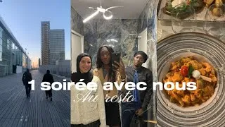 Miniature : vlog | Une soirée au resto avec nous ( messy vlog)🎀💋🍝