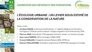 Miniature : L'écologie urbaine : un levier sous estimé de la conservation de la Nature [AdNatura 2024]