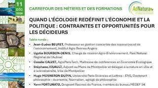 Miniature : Quand l'écologie redéfinit l'économie et la politique [AdNatura 2024]