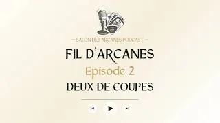 Miniature : Le Deux de Coupes dans le tarot Rider-Waite-Smith | Fil d'Arcanes #2