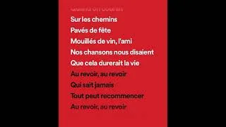 Miniature : Au revoir - Gilbert Bécaud