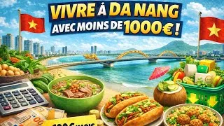 Miniature : Vivre avec MOINS de 1000€/ mois à DA NANG (Vietnam, sport, digital nomade, alimentation végétale…)
