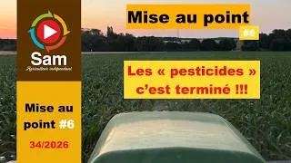 Miniature : Mise au point N°6 La fin des pesticides ? Une étude le démontrerait. Significatif ou communication ?