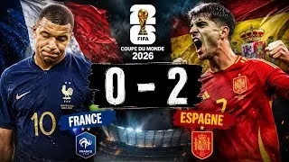 Miniature : 😱 FRANCE 0-2 ESPAGNE 🔥 L'ESPAGNE EN FINALE ! 🇫🇷 | COUPE DU MONDE 2026