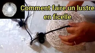 Miniature : 🛠️ Comment fabriquer un lustre en ficelle DIY ? ✨ (Tuto Facile)