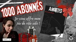 Miniature : 1000 abonnés - Je vous offre mon jeu de rôle solo -