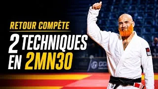 Miniature : Retour en compétition : j’ai réussi 2 techniques jamais placées avant…