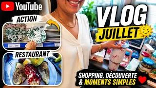 Miniature : vlog juillet 🌞action +recettes faciles ...