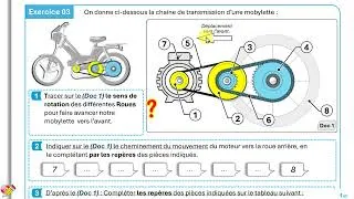 Miniature : Transmission de Mouvement – Exercices & Calculs | Cours + Exercice Corrigé [PARTIE 4/4]