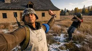 Miniature : ◤ Le BARBECUE le plus RISQUÉ de DayZ sur Sakhal ?! Dayz PVP 🔥