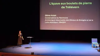 Miniature : Conférence d'Olivia Hulot, du DRASSM: L'épave aux boulets de pierre de Trélévern.